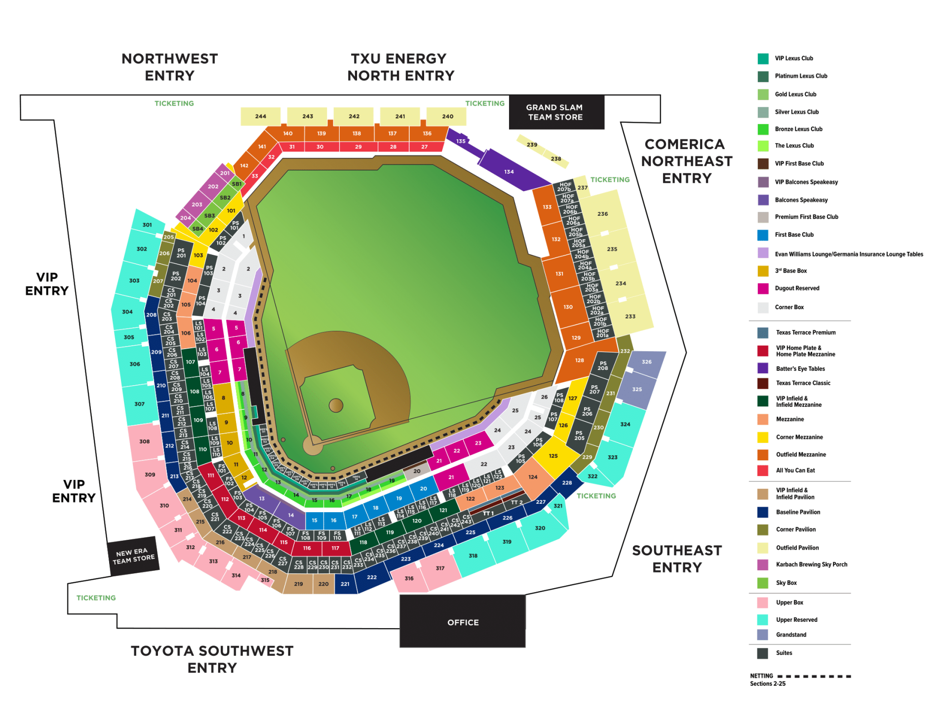 Ballpark Map