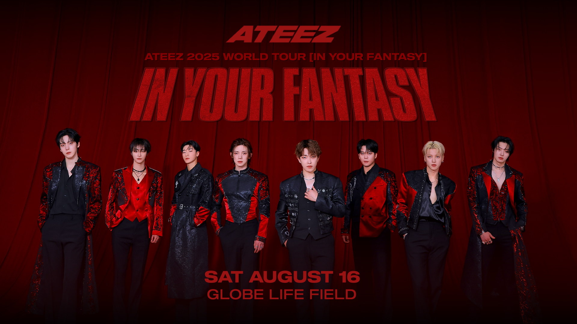 ATEEZ 2025 WORLD TOUR [IN YOUR FANTASY] IN NORTH AMERICA